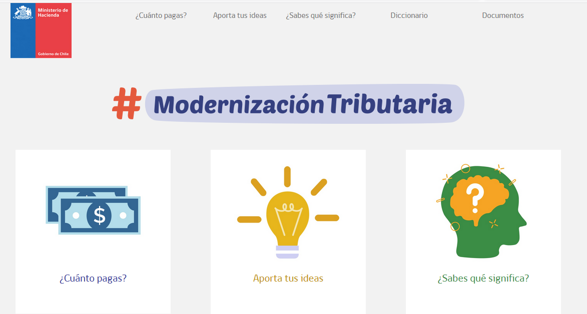Ministerio de Hacienda lanza portal web de Modernización Tributaria