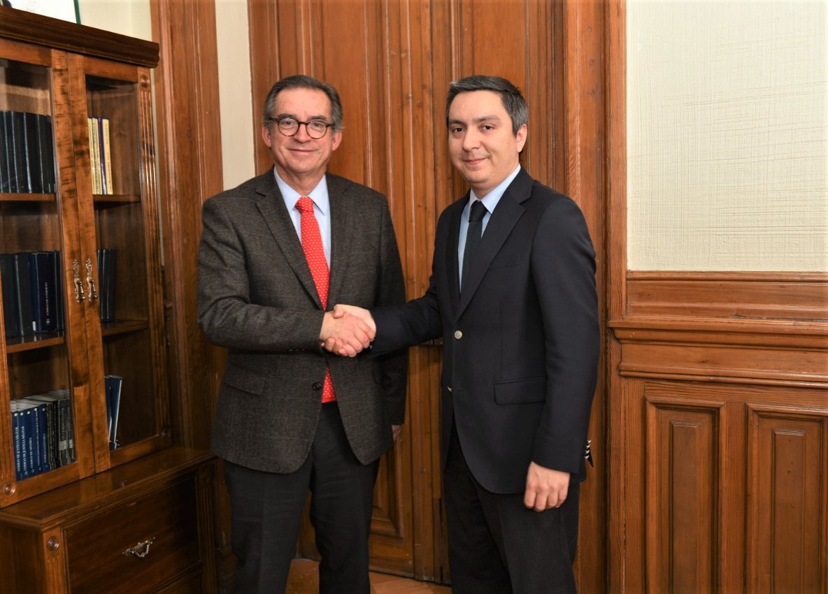 Jefe ATTA, Pablo Ibáñez Beltrami, presentó saludo protocolar a Ministro Visitador, Arturo Prado Puga