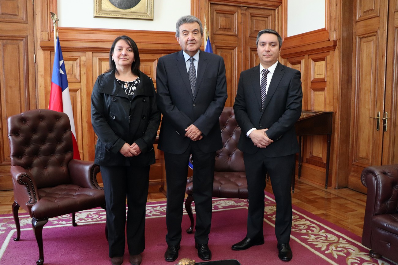 Unidad Administradora entrega saludo protocolar a Presidente de la Corte Suprema