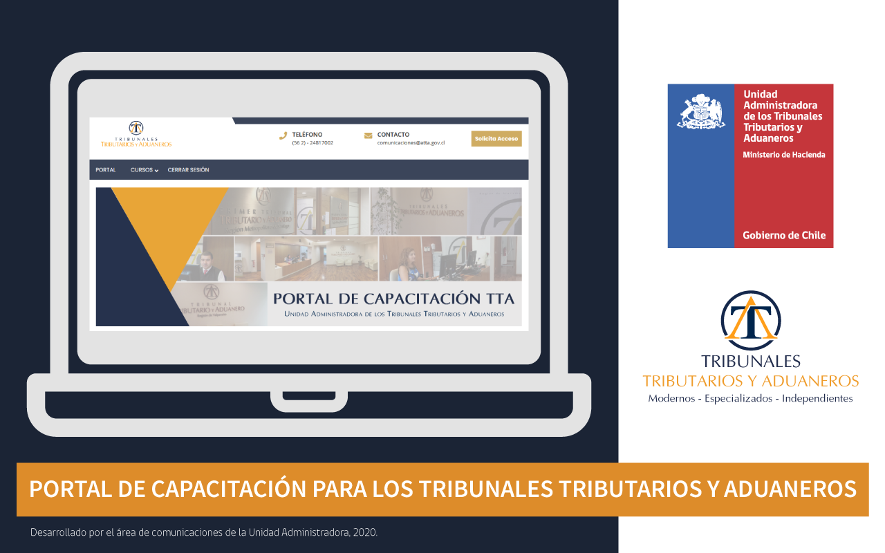 Programa de Capacitación TTA: Unidad Administradora lanza nuevo portal de capacitaciones para el personal de los Tribunales Tributarios y Aduaneros